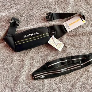 NWT Nathan Laser Light 5K RX & Shokz Reflective Running Belt Bundle